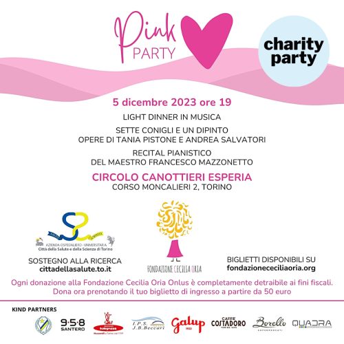 Pink Party Fondazione Cecilia Oria Onlus